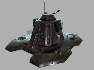 missile turret 3D मॉडल