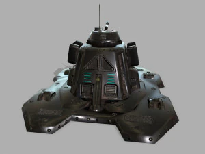 missile turret 3D Model