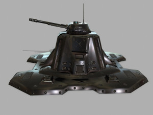 missile turret 3D मॉडल