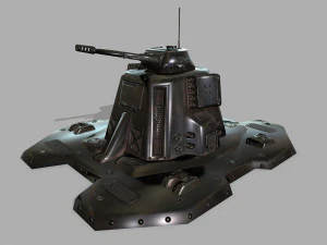 missile turret 3D Model