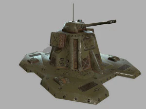missile turret 3D Model