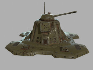 missile turret 3D Модель