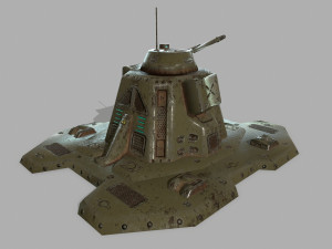 missile turret 3D Модель