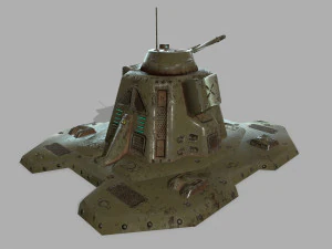 missile turret 3D Model