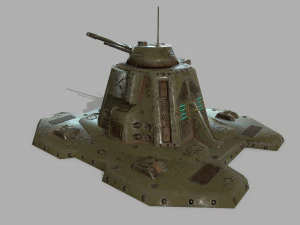 missile turret 3D Model