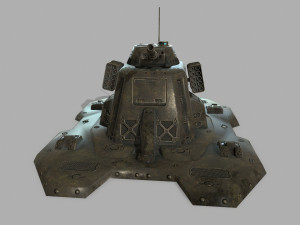 missile turret 3D मॉडल