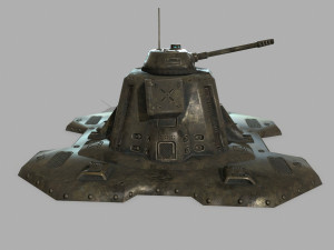 missile turret 3D मॉडल