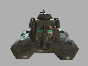missile turret 3D मॉडल