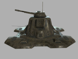 missile turret 3D मॉडल