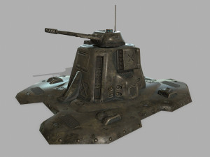missile turret 3D मॉडल
