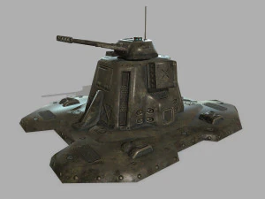 missile turret 3D Model