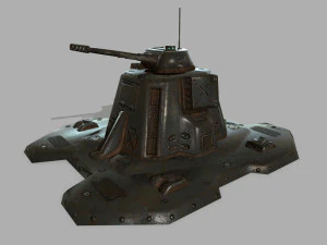 torre de m&iacute;sseis Modelo 3D