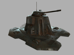 missile turret Modèle 3D