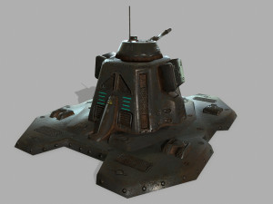 missile turret Modèle 3D