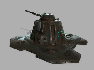 missile turret Modèle 3D