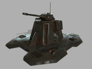 missile turret Modèle 3D