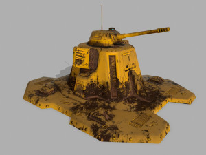 missile turret 3D Model
