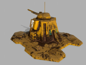 missile turret 3D Model