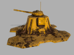 missile turret 3D Model