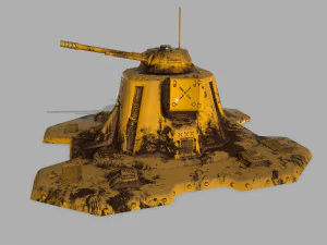 missile turret 3D Model