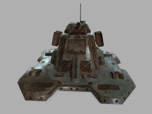 missile turret 3D मॉडल