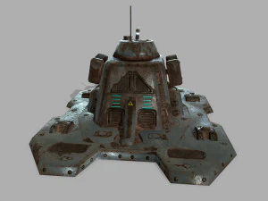 missile turret 3D Model