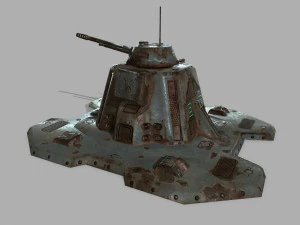 missile turret 3D Model