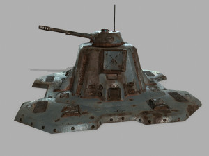missile turret 3D मॉडल
