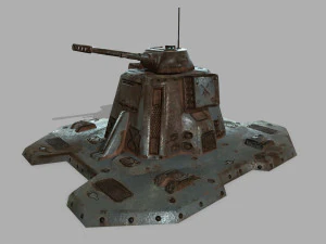 missile turret 3D Model