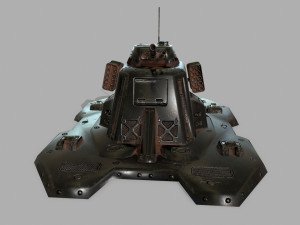 missile turret 3D मॉडल