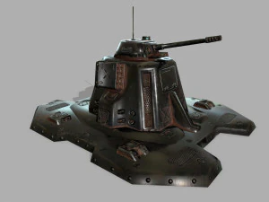 missile turret 3D Model