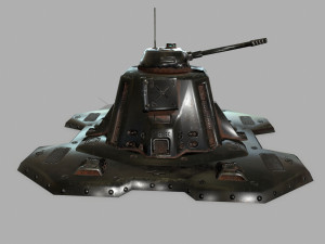 missile turret 3D मॉडल