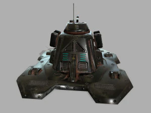 missile turret 3D Model