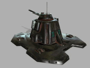 missile turret 3D Model