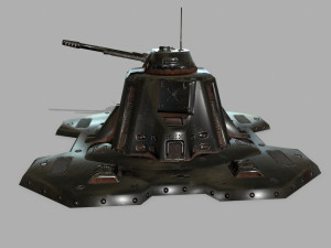 missile turret 3D मॉडल