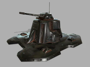 missile turret 3D Model
