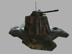 missile turret 3D Model