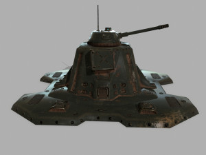 missile turret 3D Model