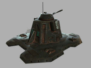 missile turret 3D Model