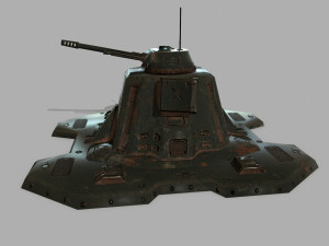 missile turret 3D Model