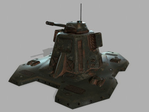 missile turret 3D Model