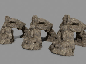 desert rocks Modelo 3D