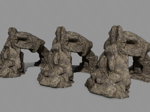desert rocks Modelo 3D