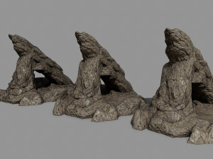 desert rocks Modelo 3D