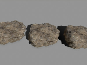 desert rocks Modelo 3D