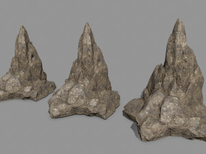 desert rocks Modelo 3D
