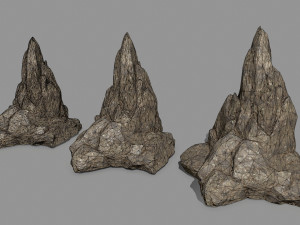 desert rocks Modelo 3D