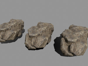 desert rocks Modelo 3D