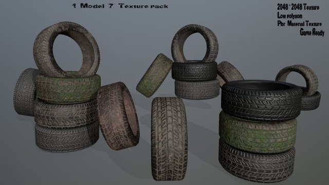 tire 3D मॉडल .c4d .max .obj .3ds .fbx .stl .blend 