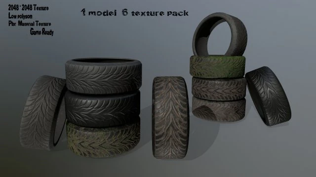 tire1 3D Model .c4d .max .obj .3ds .fbx .stl .blend